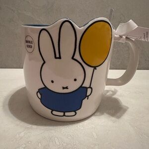Miffy Coffee Tea Mug by Magenta Wearing Blue Shirt Yellow Balloon